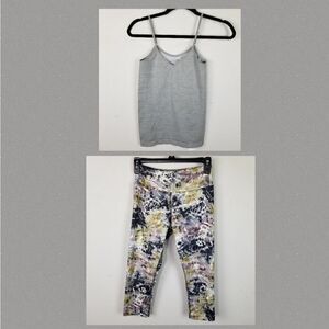 Kos USA Capri Leggings with Simply Styled Tank‎